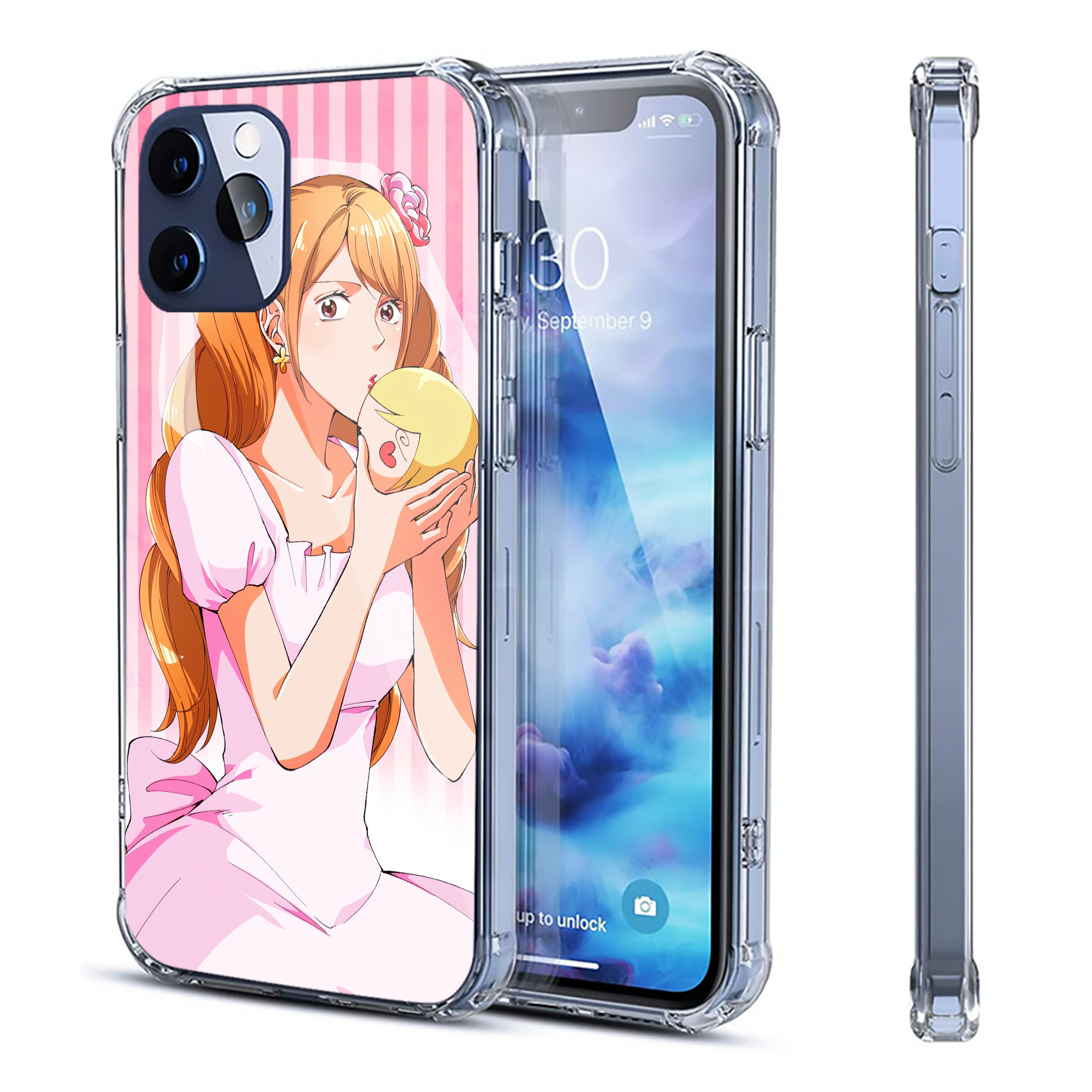 （画像用） ワンピース ONE PIECE 【iPhone 12シリーズ対応】透明スマホケース（クリアソフトケース）